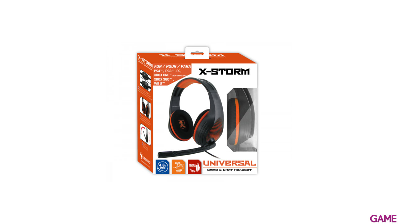 Auriculares Subsonic X-Storm X-1000 Pro Gaming PS3-PS4-X360-XONE-PC-1