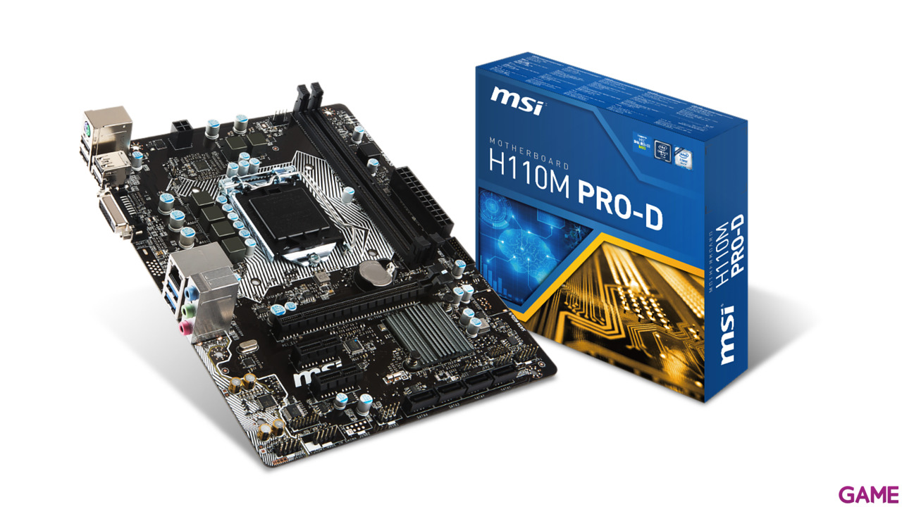 MSI H110M Pro-D Micro ATX LGA1151 - Placa Base-3
