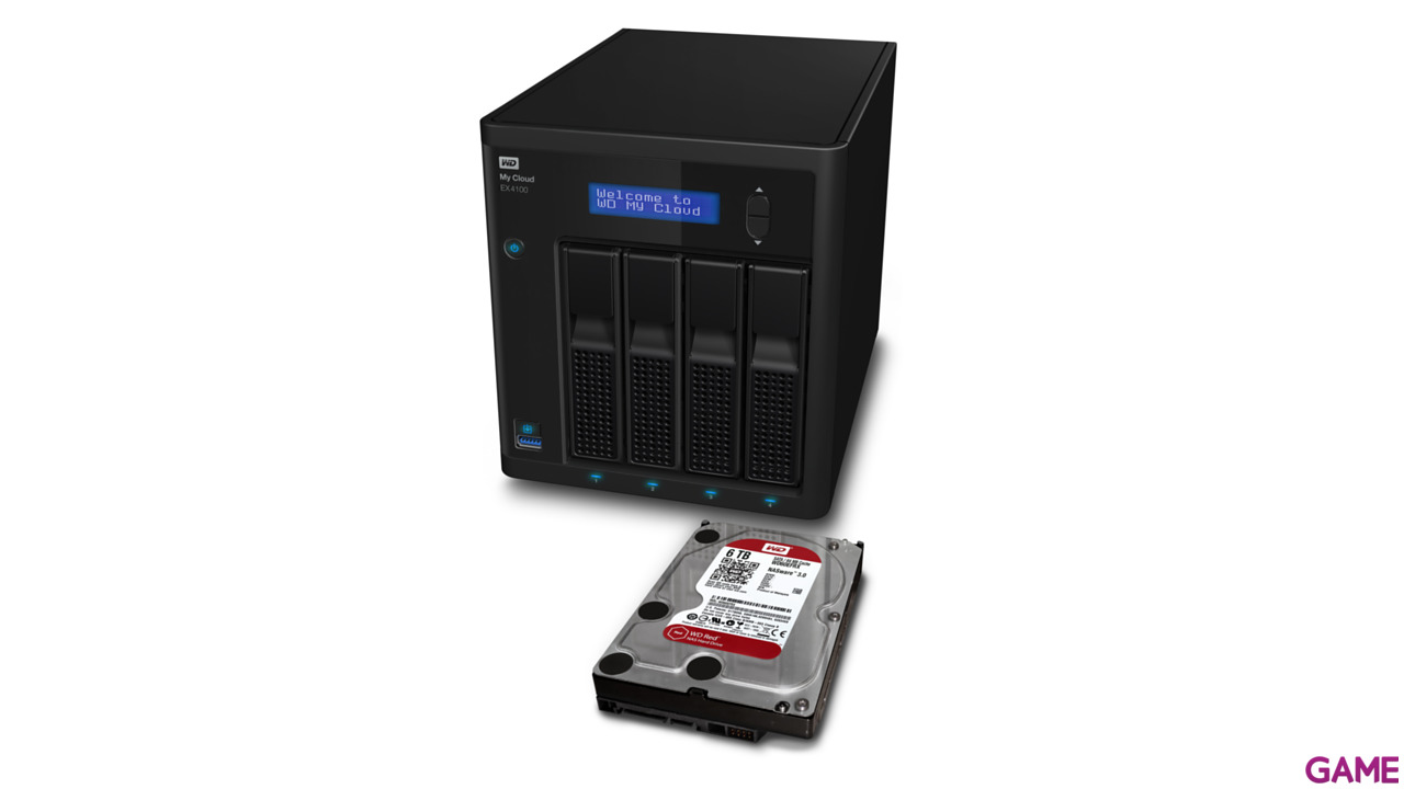Western Digital My Cloud EX4100, 8TB-7