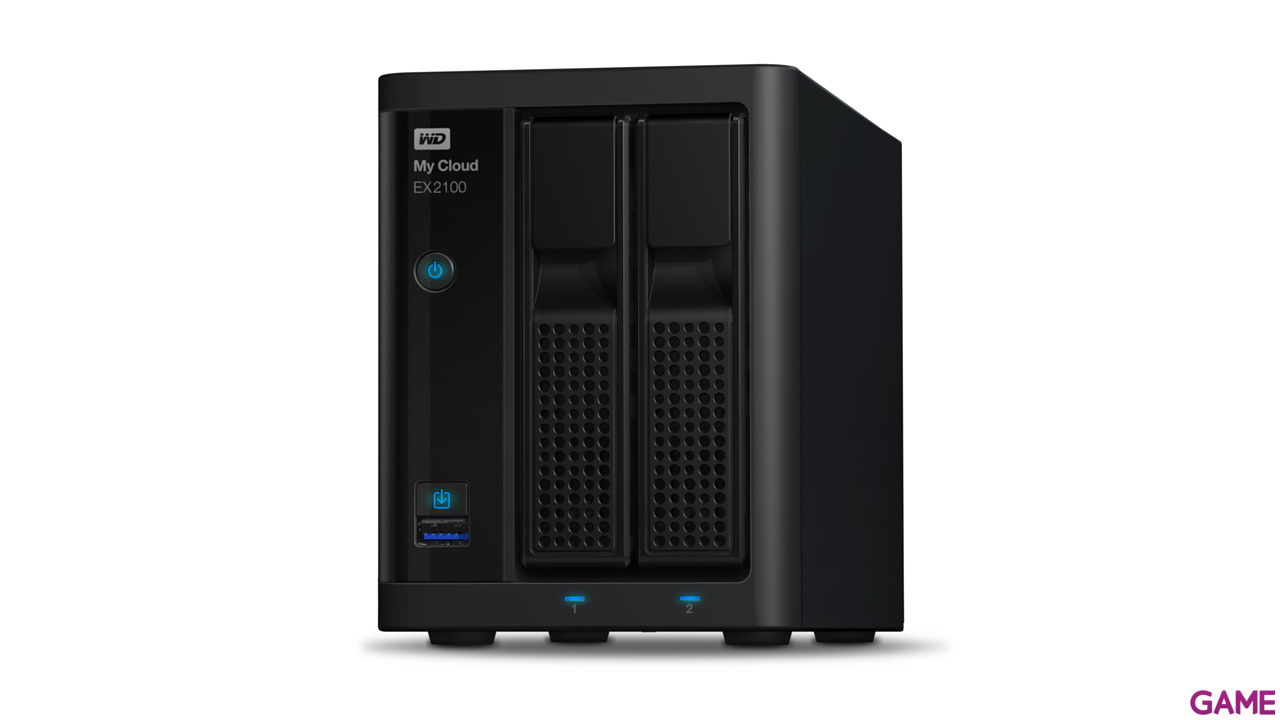 Western Digital My Cloud EX2100 WDBWAZ0000NBK-EESN-4