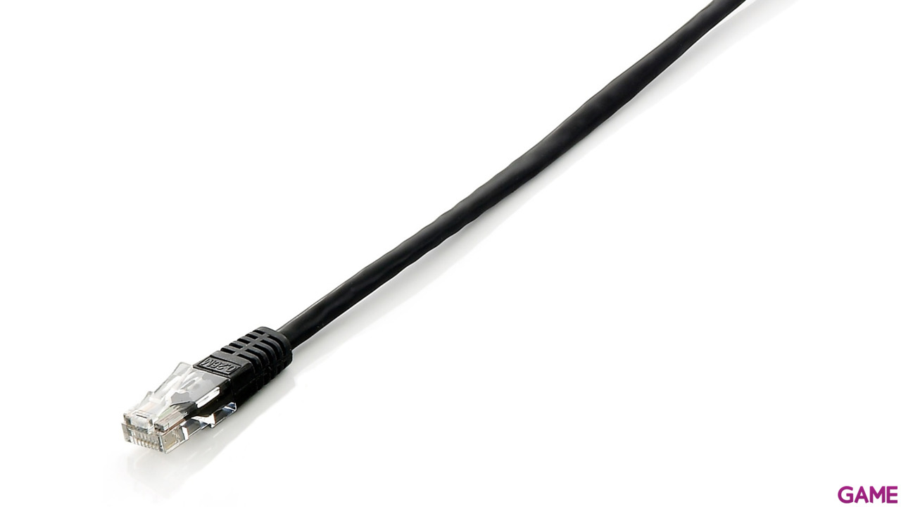 Equip cable de Red categoria 6 color Negro 1M-0