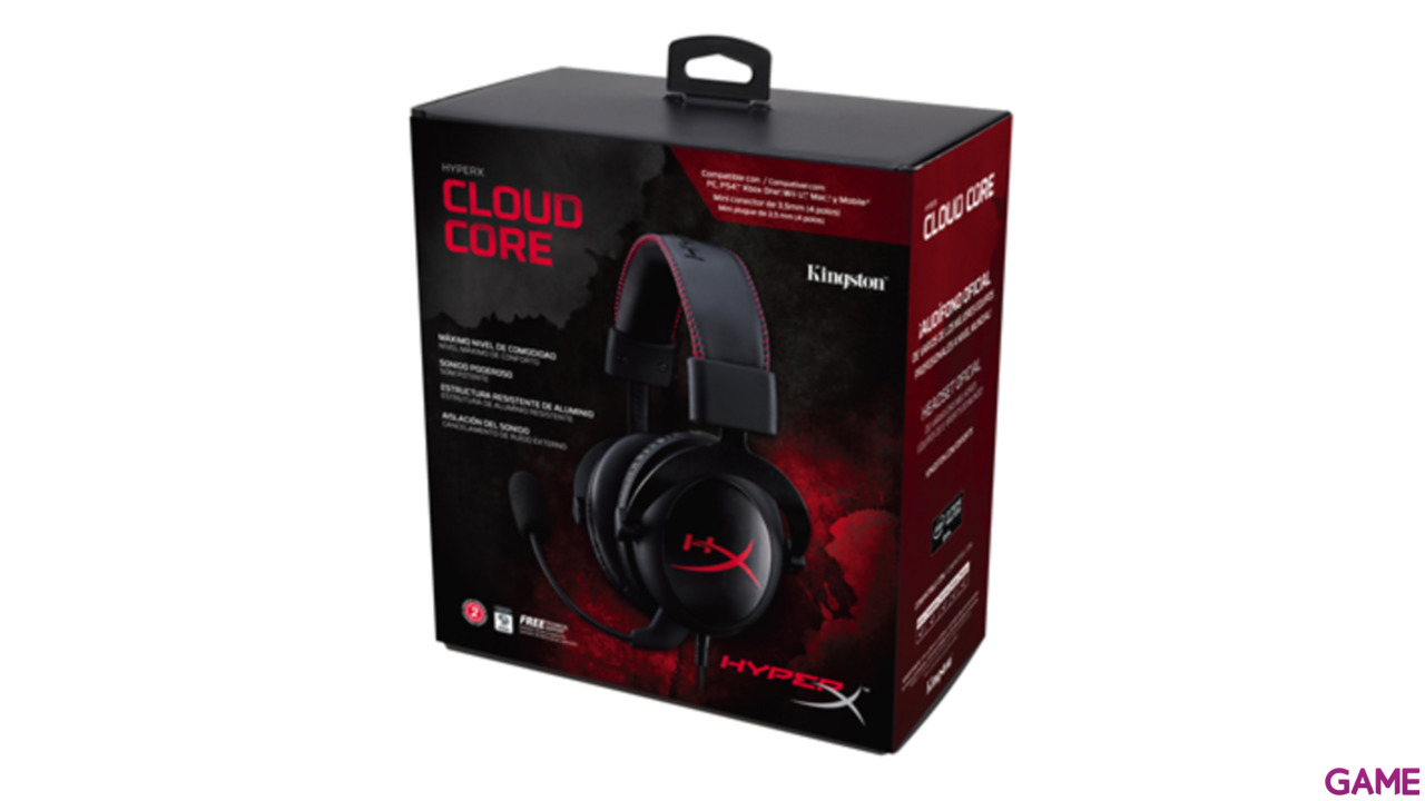 HyperX Cloud Core Pro Negro - Auriculares Gaming-5