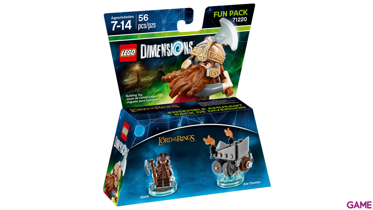 LEGO Dimensions Fun Pack: El Señor de los Anillos Gimli-3