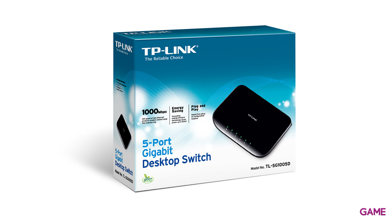TP-LINK TL-SG1005D Gigabit Ethernet (10/100/1000) Negro - Hub Switch-1