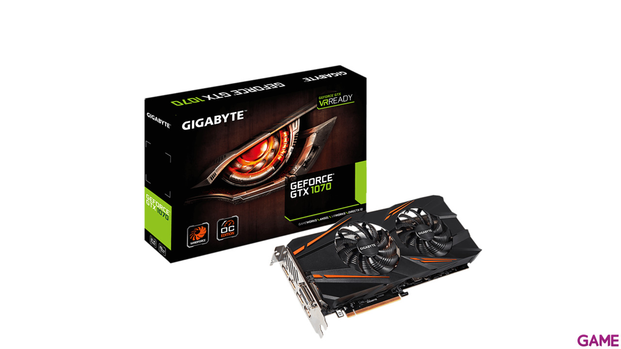 GIGABYTE GeForce GTX 1070 Windforce OC 8GB GDDR5-9