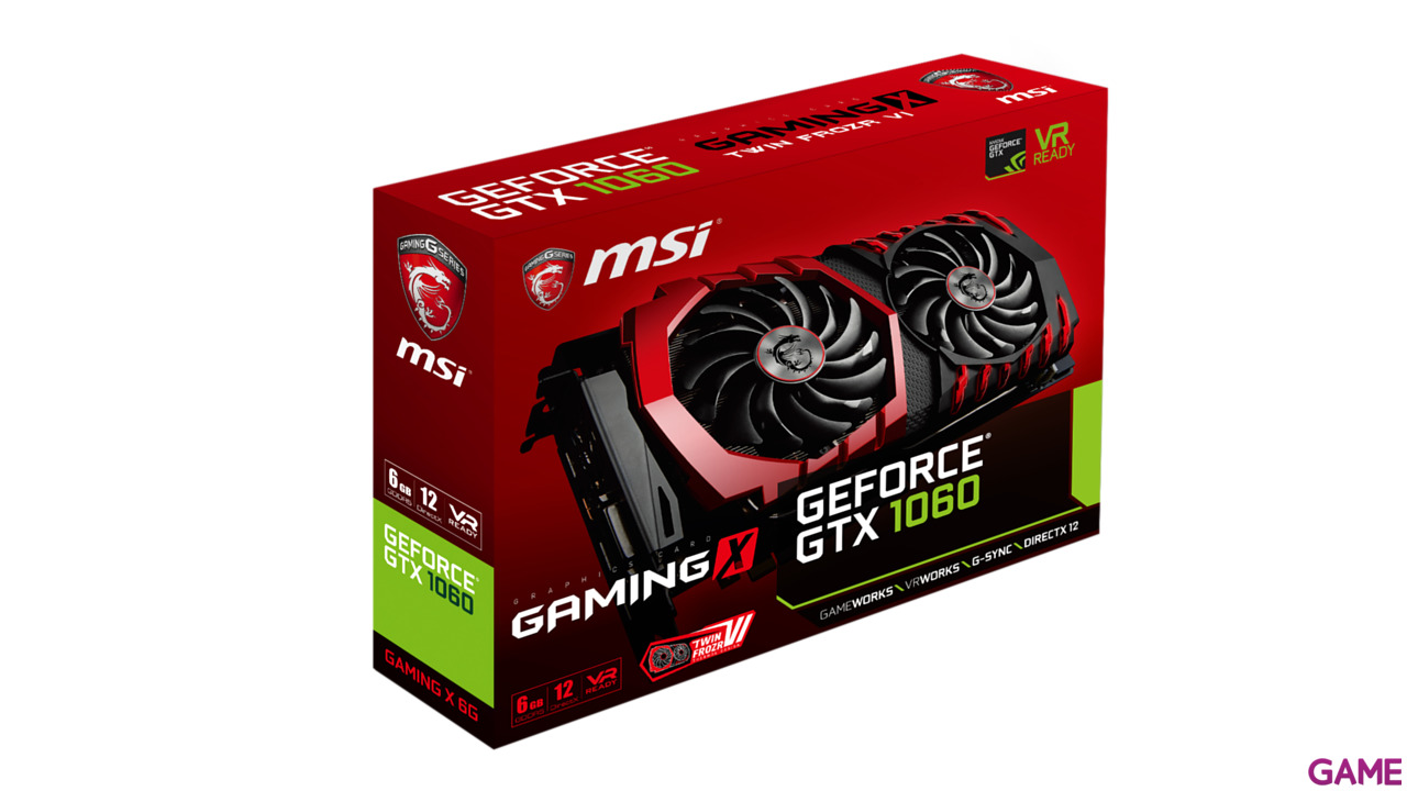 MSI GeForce GTX 1060 Gaming X 6GB GDDR5 - Tarjeta Gráfica Gaming-25