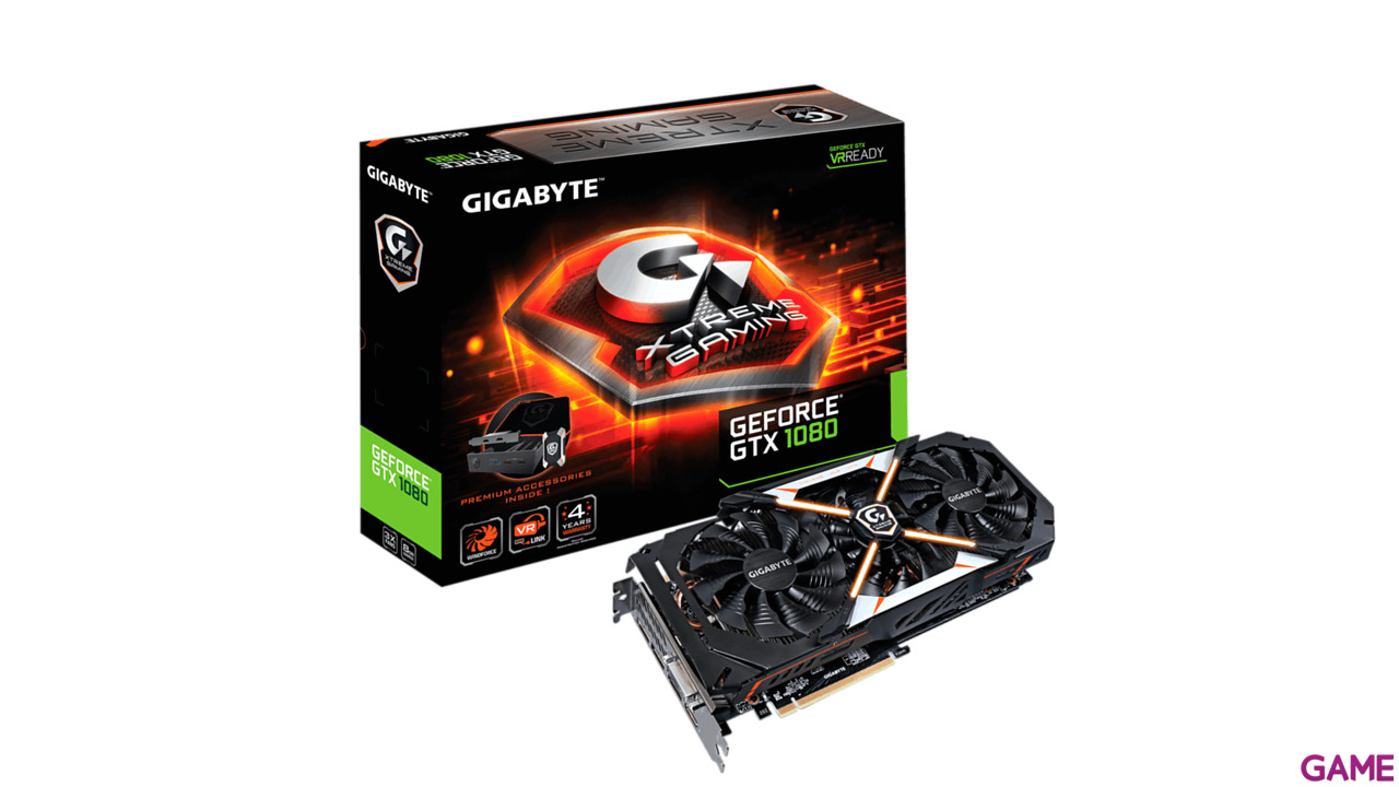 GIGABYTE GeForce GTX 1080 Xtreme Gaming Premium Pack 8GB-6