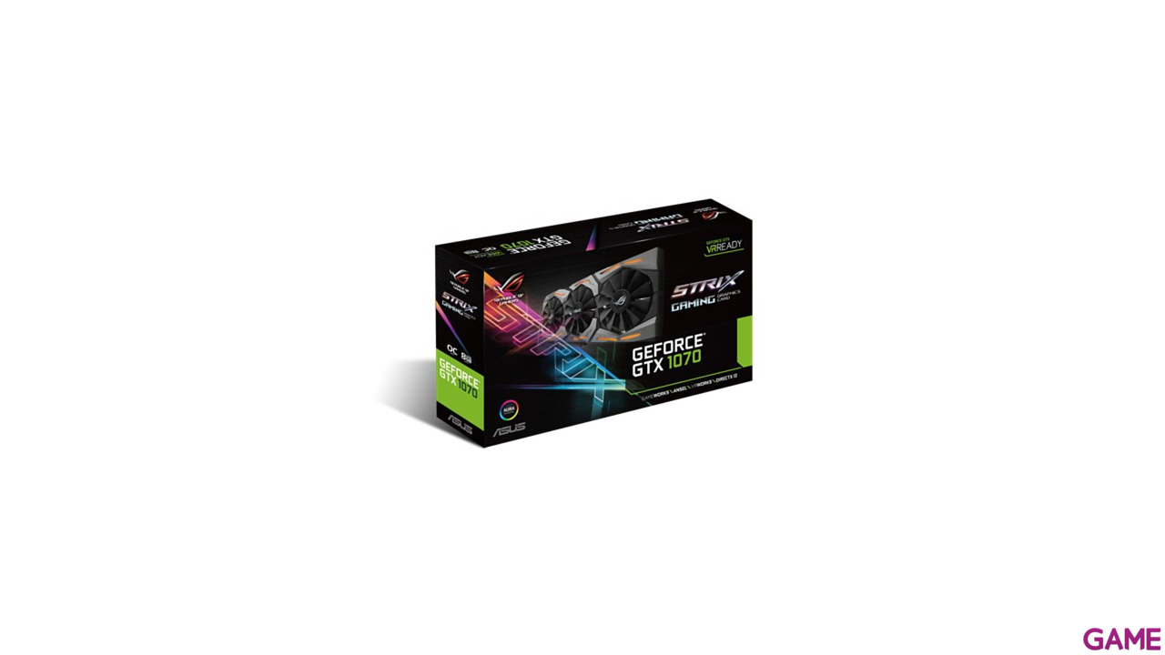 ASUS GeForce GTX 1070 Strix OC 8GB GDDR5 - Tarjeta Gráfica Gaming-13