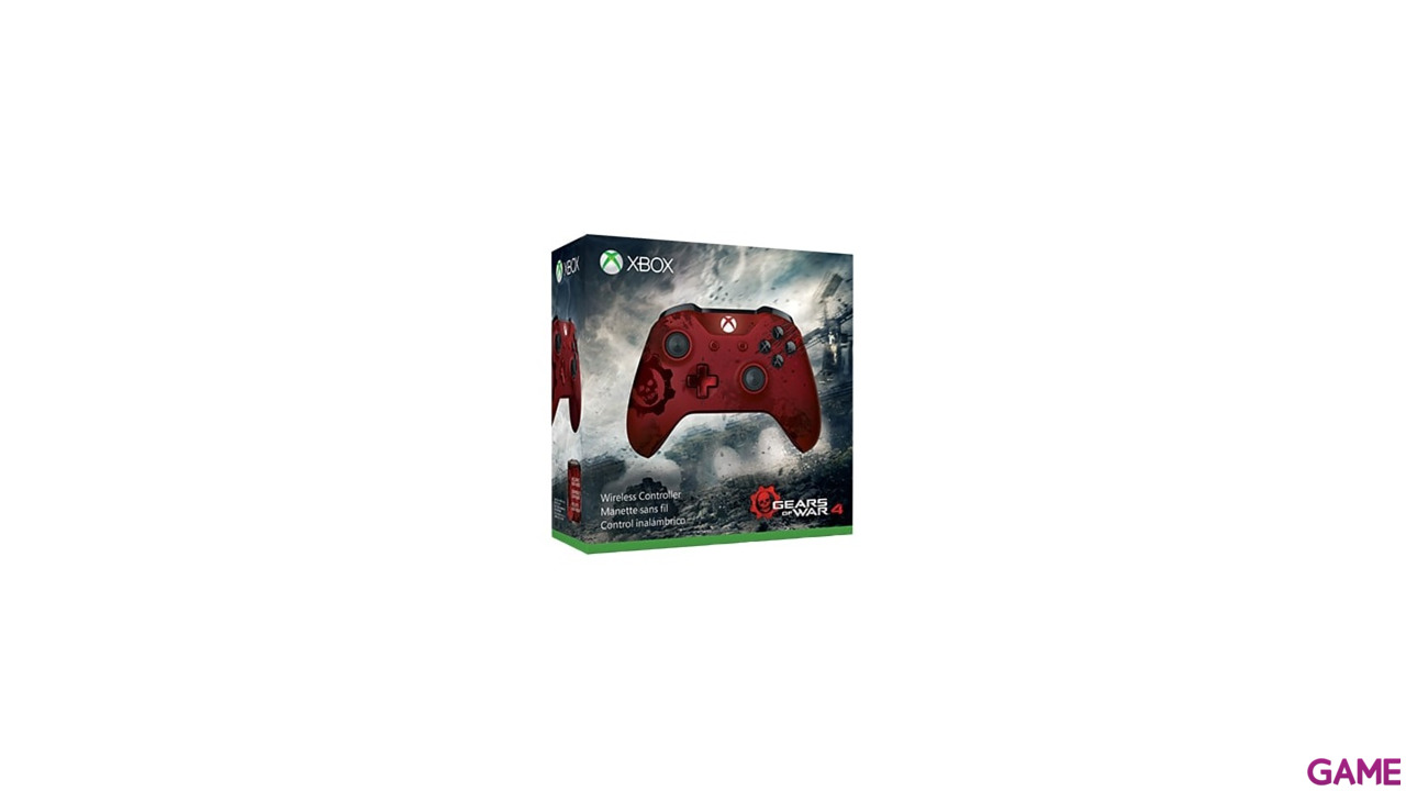 Controller Inalambrico Microsoft V.2 Gears of War 4 Crimson Omen-3