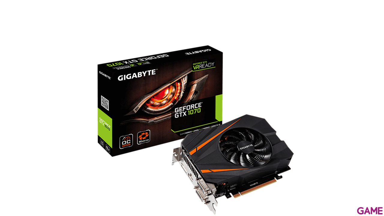 GIGABYTE GeForce GTX 1070 Mini ITX OC 8GB GDDR5 - Tarjeta Gráfica Gaming-4
