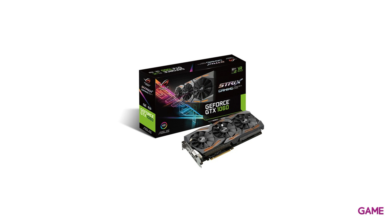 ASUS GeForce GTX 1060 Strix OC 6GB GDDR5-8