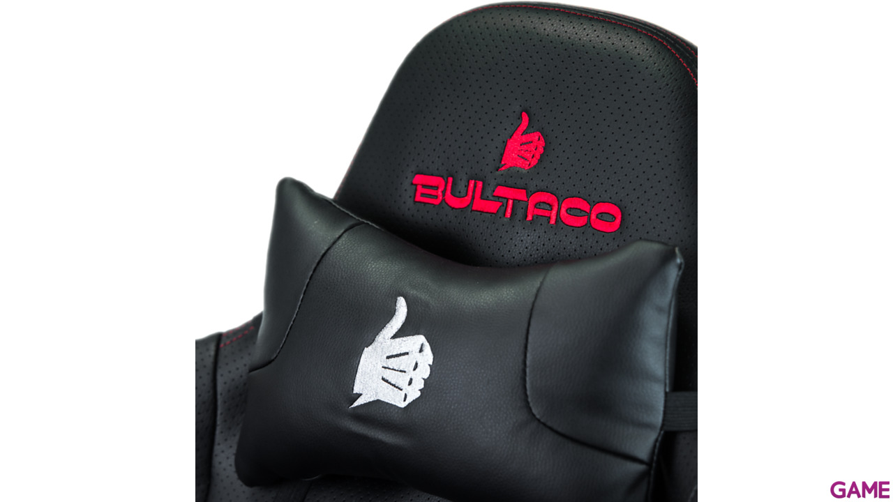 Bultaco GT301 Negro-Rojo - Silla Gaming-4