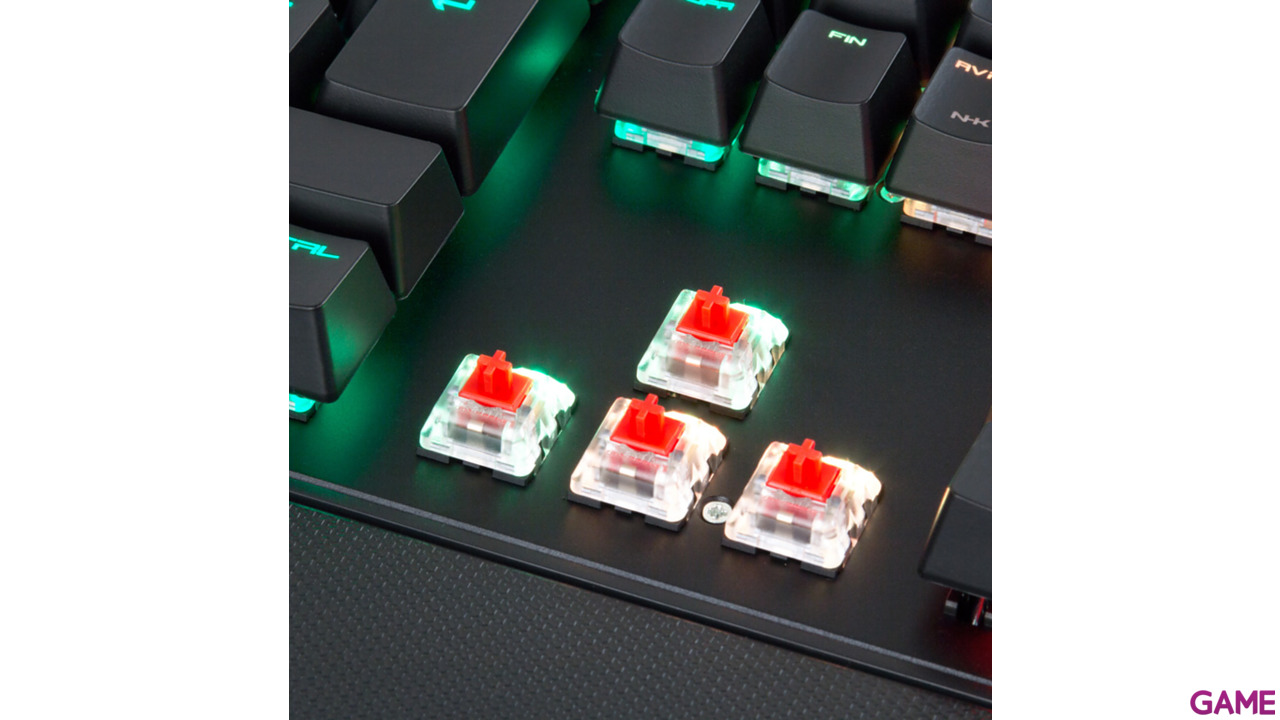 KROM Kael Mecánico Switch Red RGB - Teclado Gaming-9