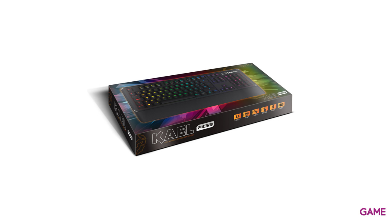 KROM Kael Mecánico Switch Red RGB - Teclado Gaming-11