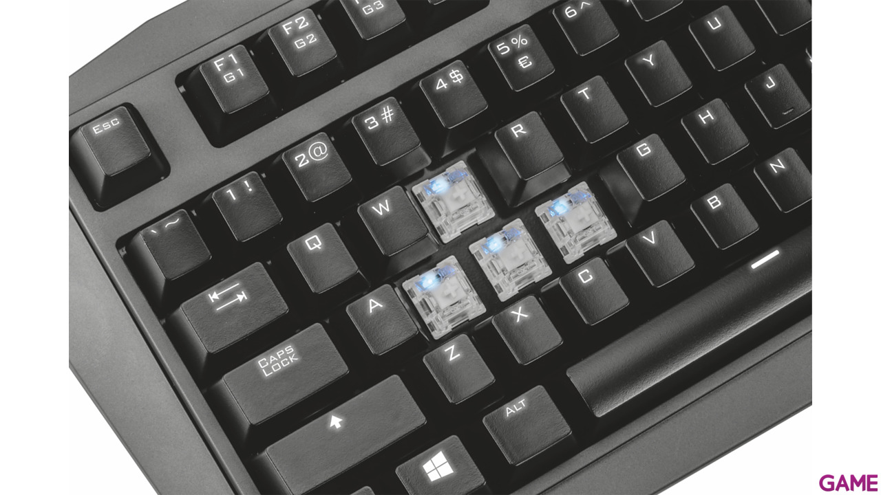 Trust GXT 880 Mecánico Switch White LED Blanco - Teclado Gaming-4