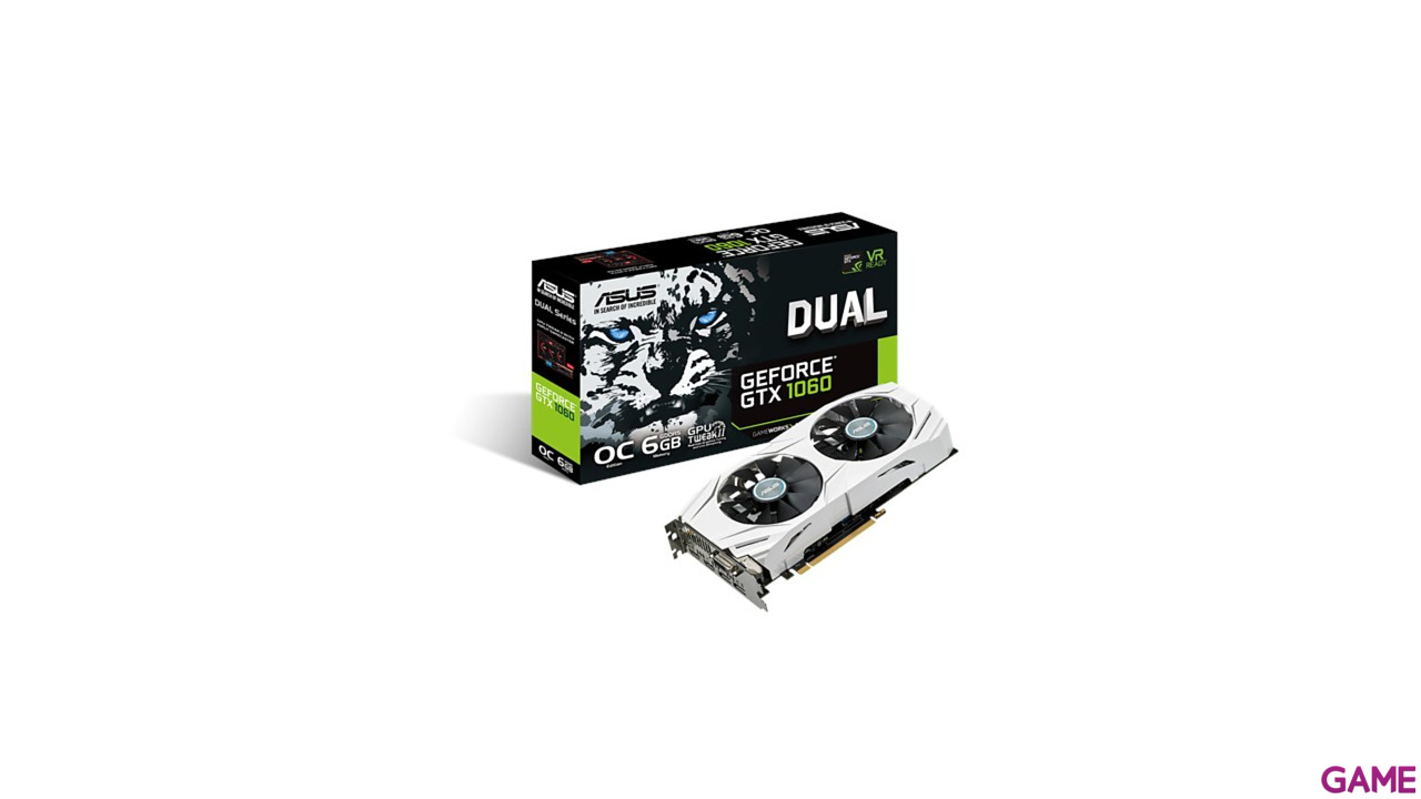 ASUS Dual GeForce GTX 1060 6GB GDDR5 - Tarjeta Gráfica Gaming-3