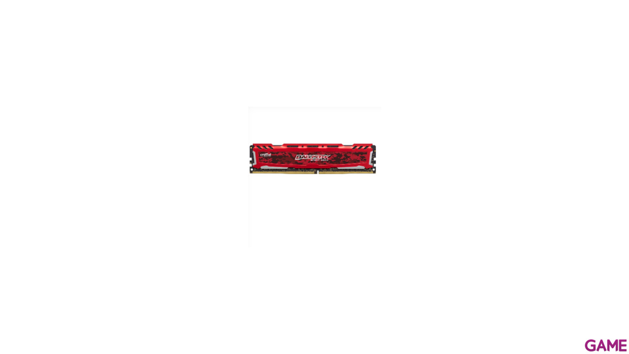 Ballistix DDR4 16GB 2400Mhz CL16 - Roja - Memoria RAM-0