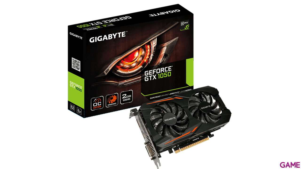 GIGABYTE GeForce GTX 1050 OC 2GB GDDR5-4