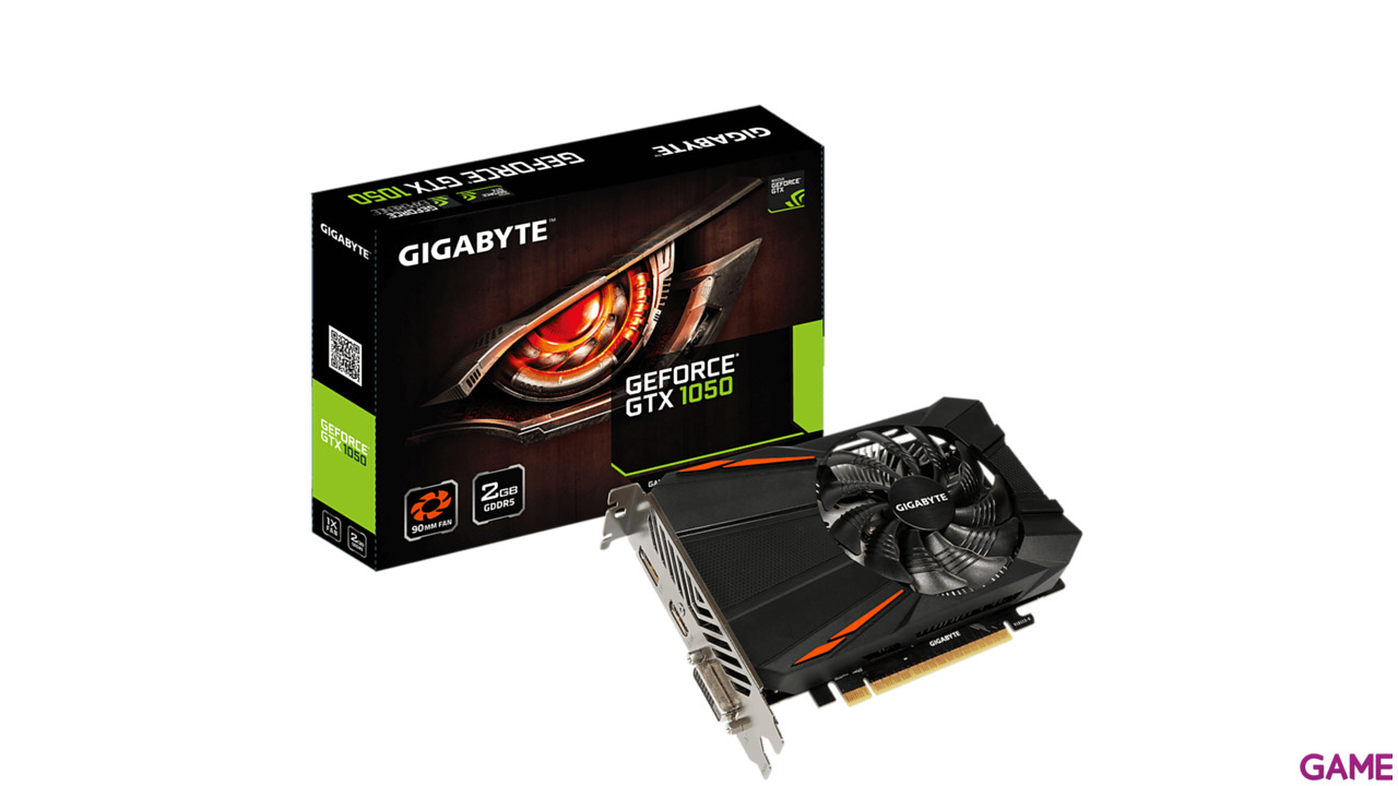 GIGABYTE GeForce GTX 1050 D5 2GB GDDR5 - Tarjeta Gráfica Gaming-5