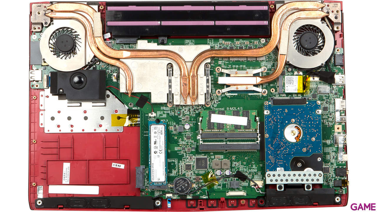 MSI GE62VR 6RF-235XES - i7-6700 - GTX 1060 - 8GB - 1TB HDD + 256GB SSD - 15.6´´ - FreeDOS - Apache Pro-22