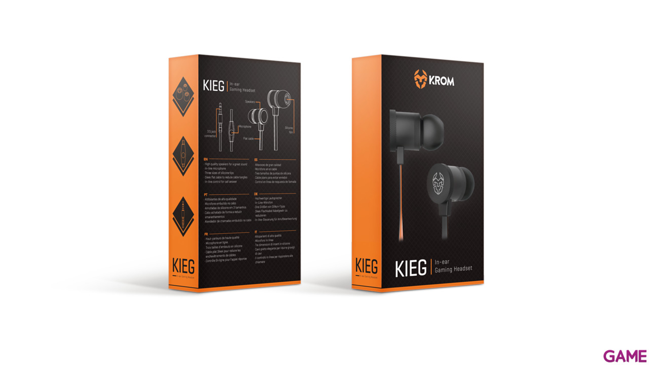 KROM Kieg PC-PS4-PS5-XBOX-SWITCH-MOVIL - Auriculares Gaming In-Ear-17