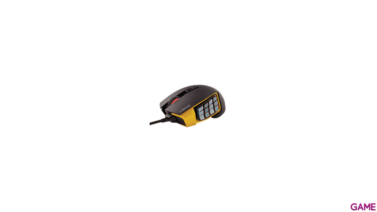 CORSAIR Scimitar Pro RGB Amarillo 16000 DPI - Ratón Gaming-5