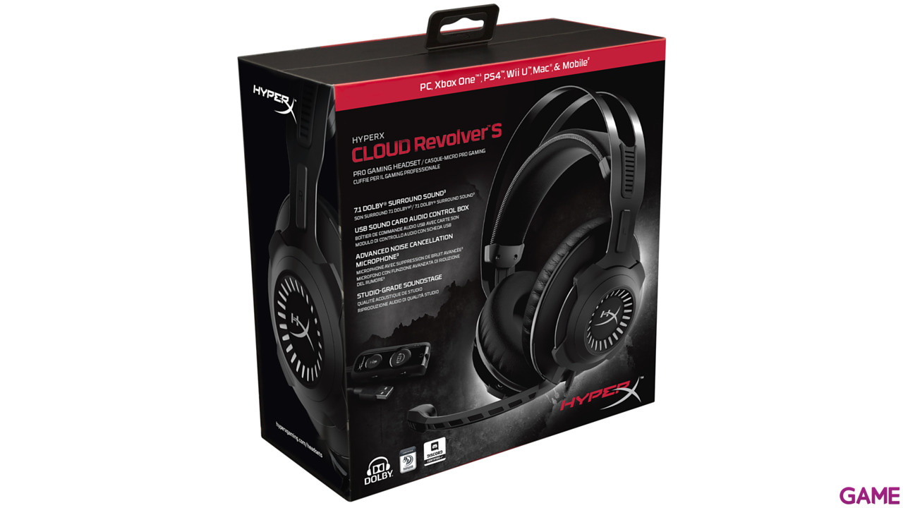 HyperX Cloud Revolver S 7.1 PC-PS4-PS5-XBOX-SWITCH-MOVIL - Auriculares Gaming-12