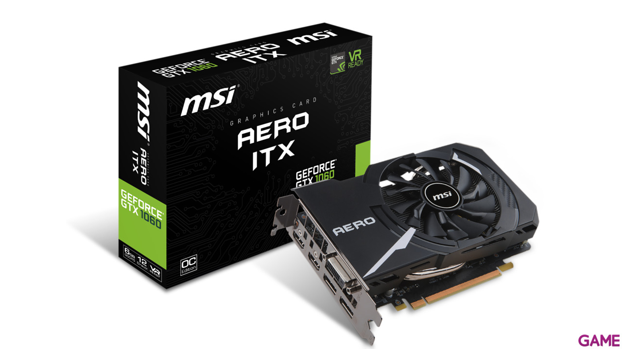 MSI GeForce GTX 1060 Aero ITX OC 6GB GDDR5 - Tarjeta Gráfica Gaming-4