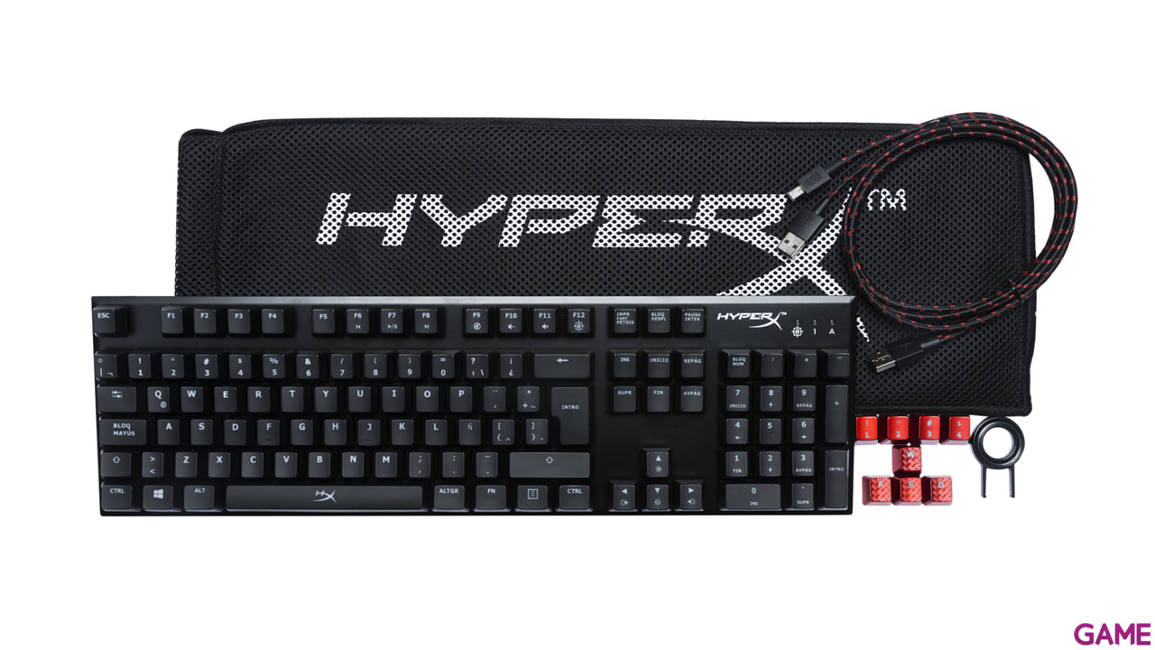 HyperX Alloy FPS MX Rojo - Layout Latam-8