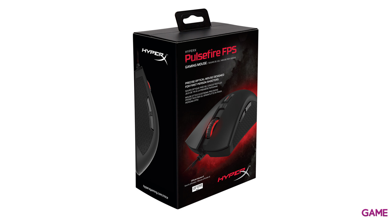 HyperX Pulsefire FPS 3200 DPI LED Rojo - Ratón Gaming-5