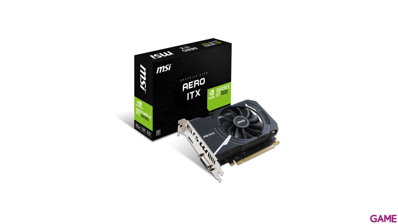 MSI GeForce GT 1030 Aero ITX 2GB OC GDDR5-10
