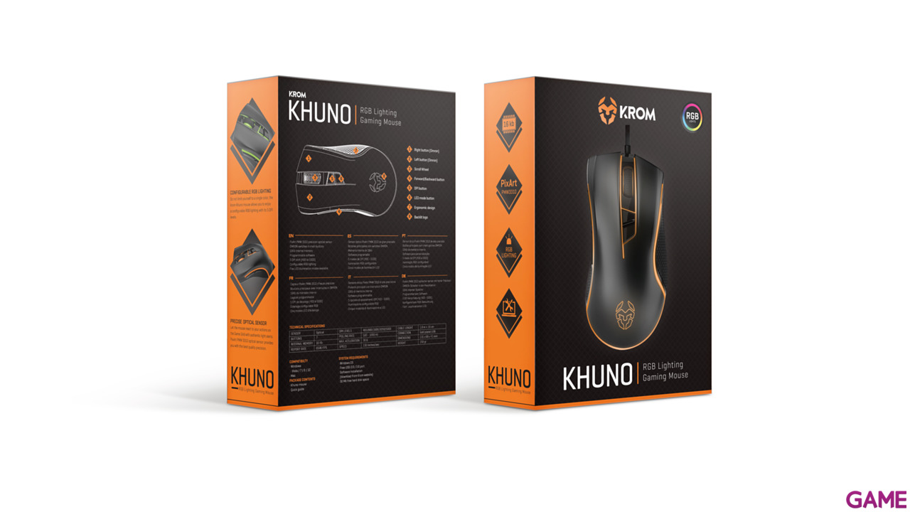 KROM Khuno RGB 5000 DPI - Ratón Gaming-13