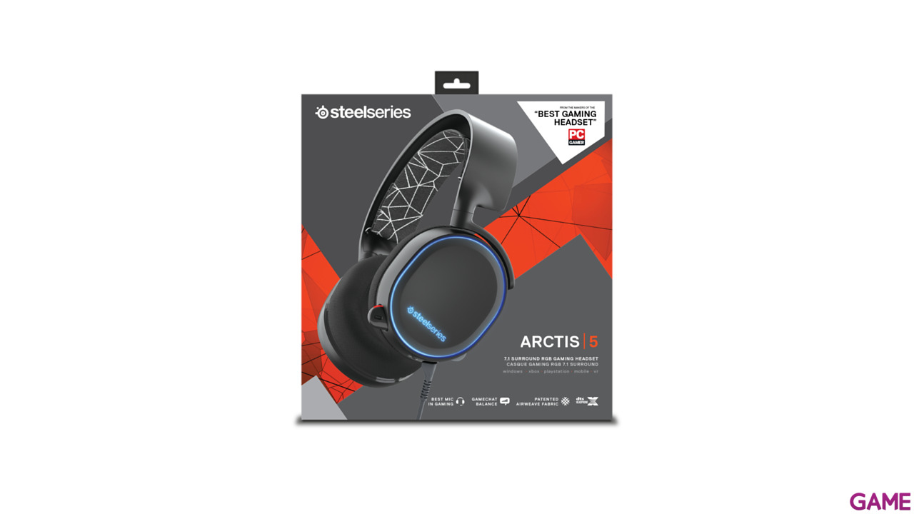 SteelSeries Arctis 5 Negro RGB 7.1 - Auriculares Gaming-12