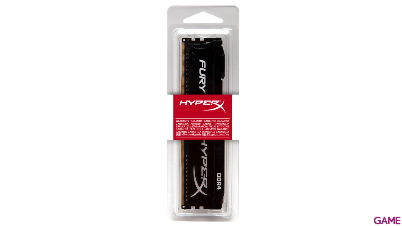 HyperX Fury Negro DDR4 8GB 2400Mhz CL15 - Memoria RAM-4