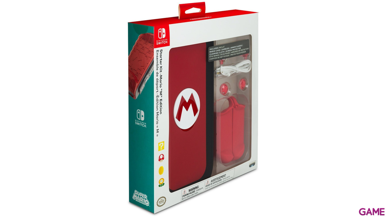 Starter Kit Mario para Nitendo Switch -Licencia Oficial--3