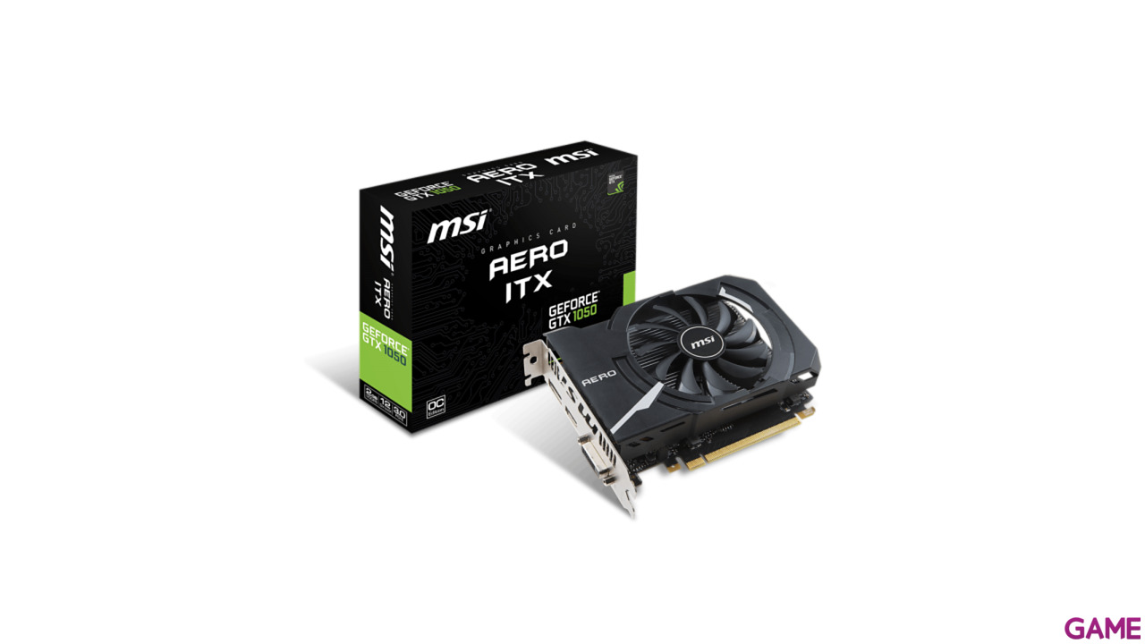 MSI GeForce GTX 1050 Aero ITX OCV1 2GB GDDR5 - Tarjeta Gráfica Gaming-8