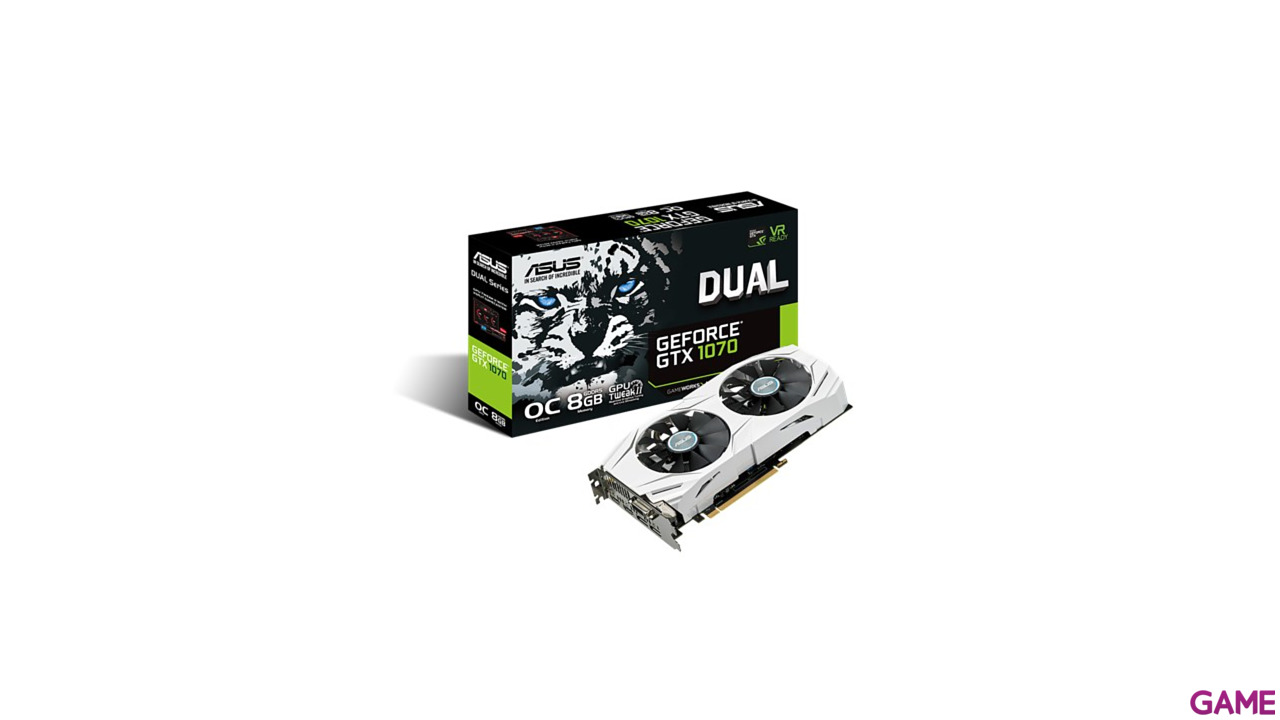 ASUS Dual GeForce GTX 1070 OC 8GB GDDR5 - Tarjeta Gráfica Gaming-5