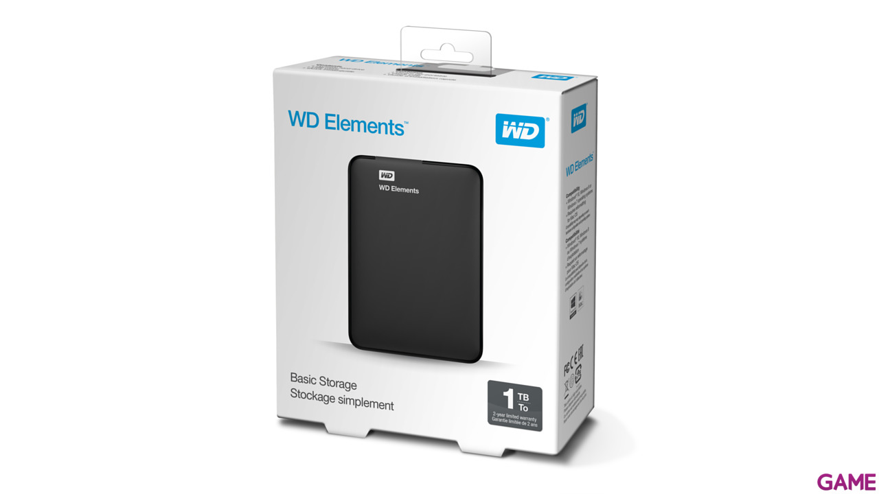 Western Digital Elements 1TB - Negro - USB 3.0 - PS4 - XBOX - PC - MAC - Disco Duro Externo-6