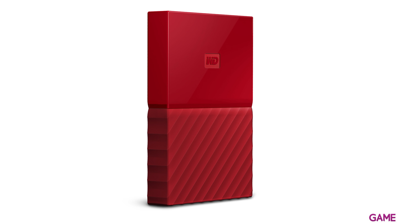 Western Digital My Passport 1TB Rojo - Disco duro externo USB 3.0-1