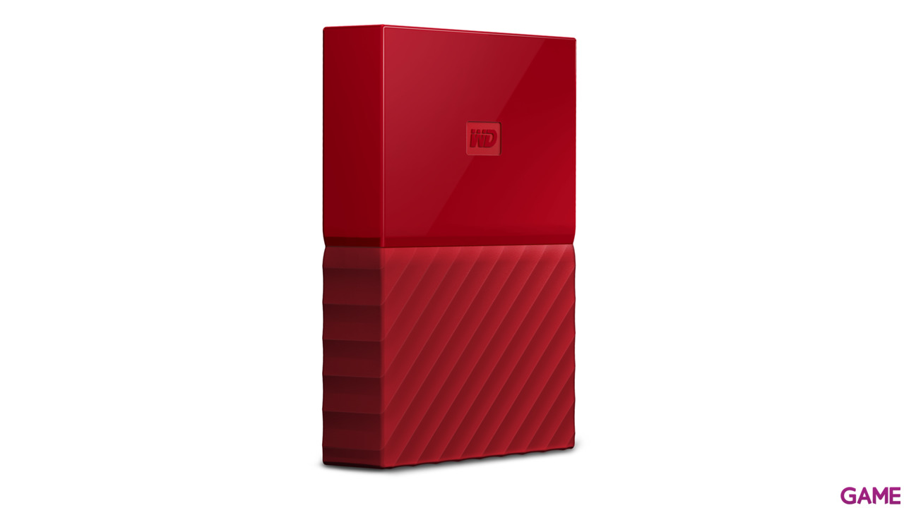 Western Digital My Passport 2TB Rojo - Disco duro externo USB 3.0-0