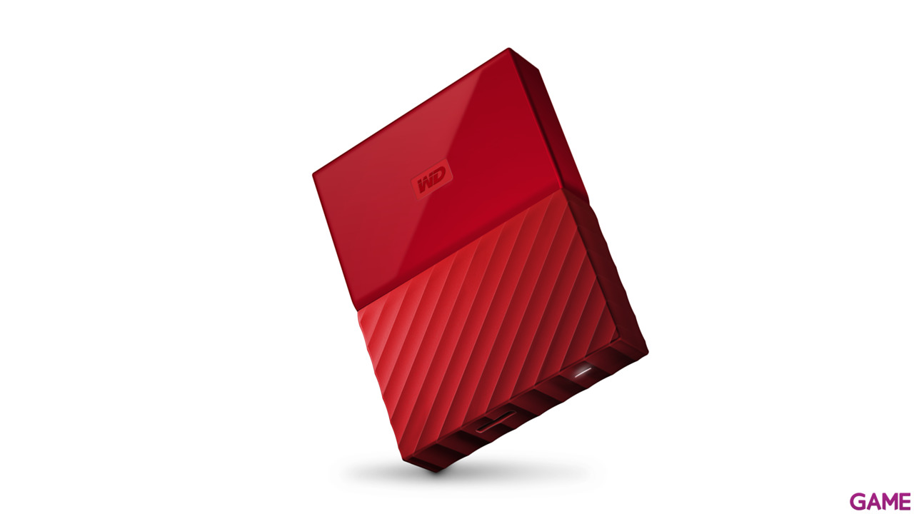 Western Digital My Passport 2TB Rojo - Disco duro externo USB 3.0-3