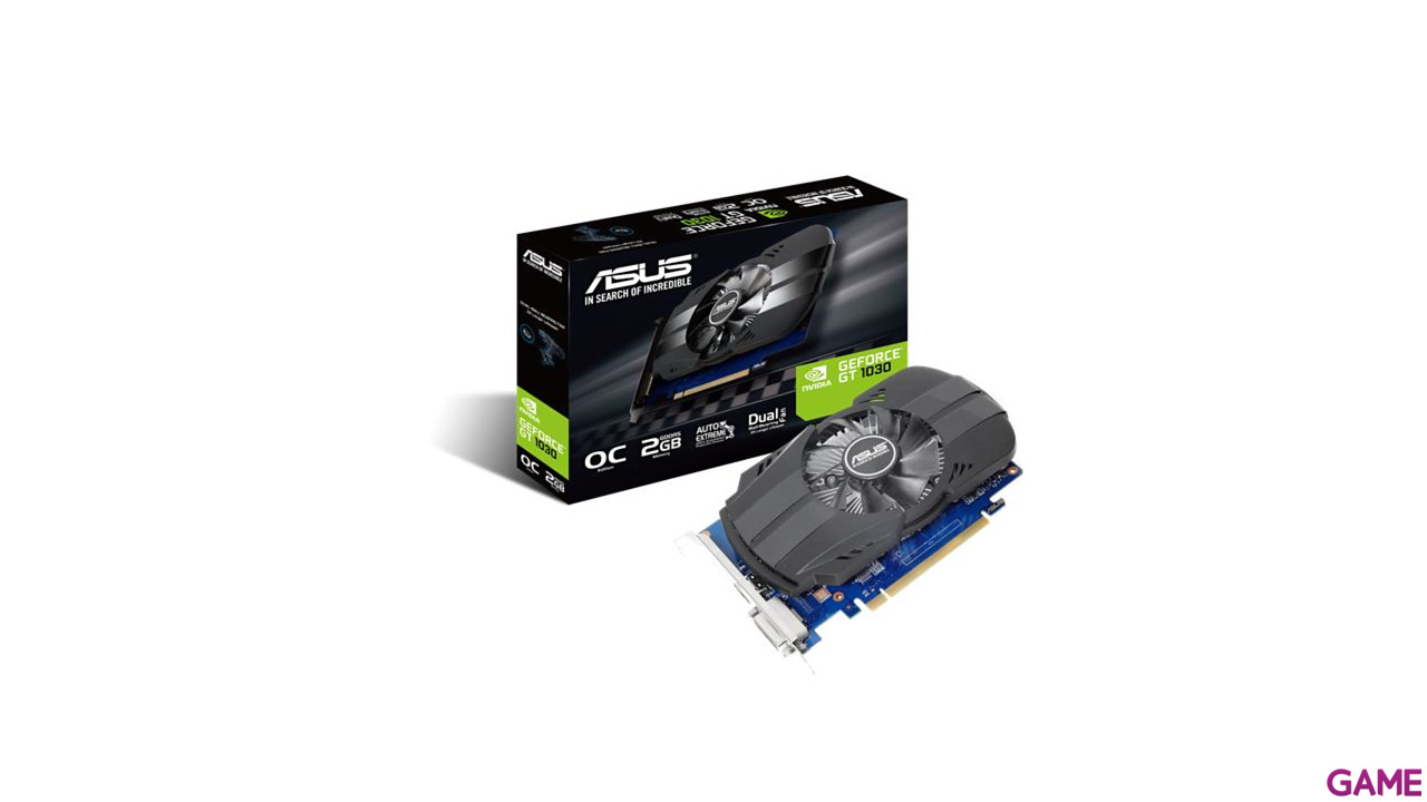 ASUS GeForce GT 1030 Phoenix OC 2GB GDDR5 - Tarjeta Gráfica Gaming-0