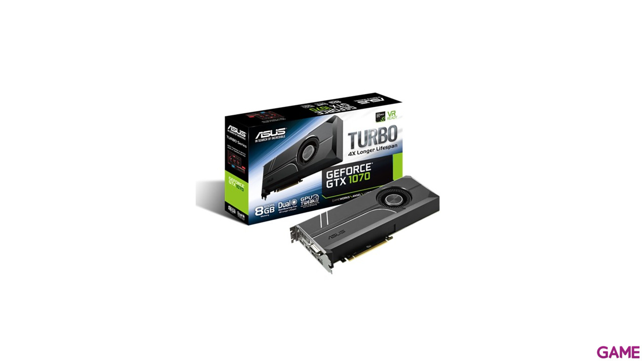ASUS GeForce GTX 1070 Turbo 8GB GDDR5 - Tarjeta Gráfica Gaming-6