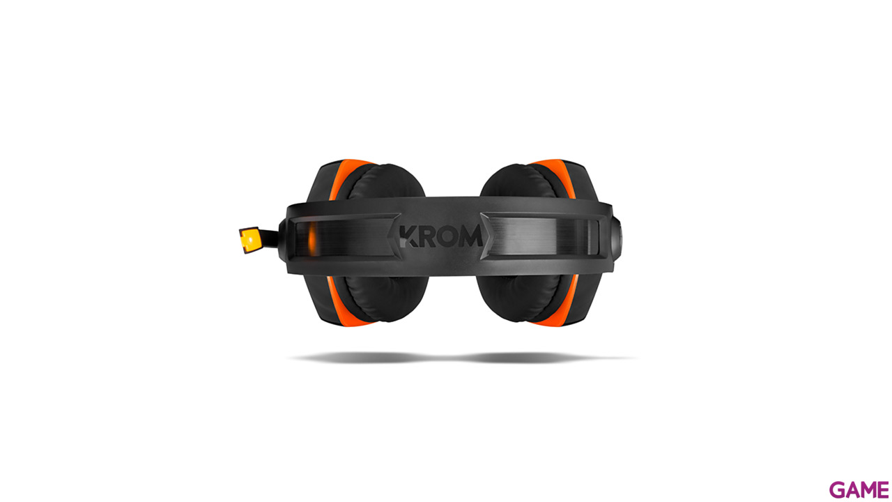 KROM Konor 7.1 LED Naranja PC-PS4-PS5 - Auriculares Gaming-4