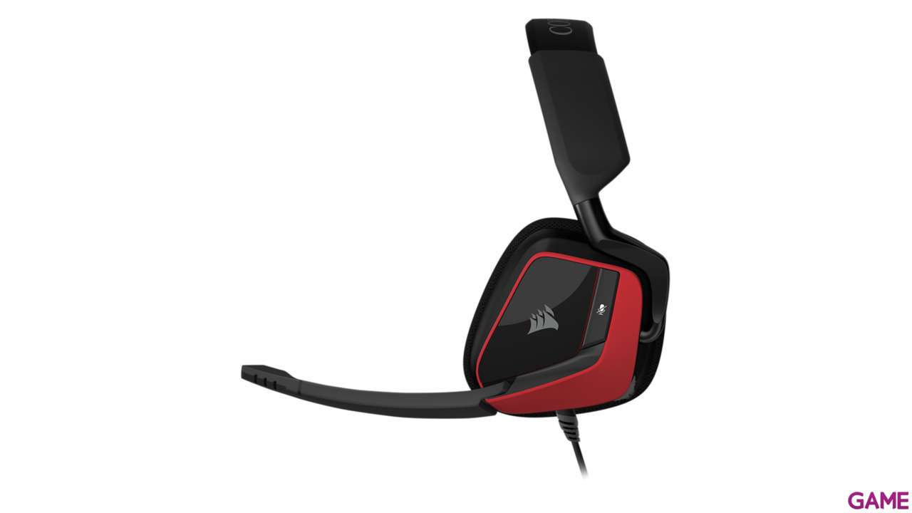 CORSAIR Void Pro Surround Dolby 7.1 Rojo PC-PS4-PS5-XBOX-SWITCH-MOVIL - Auriculares Gaming-4