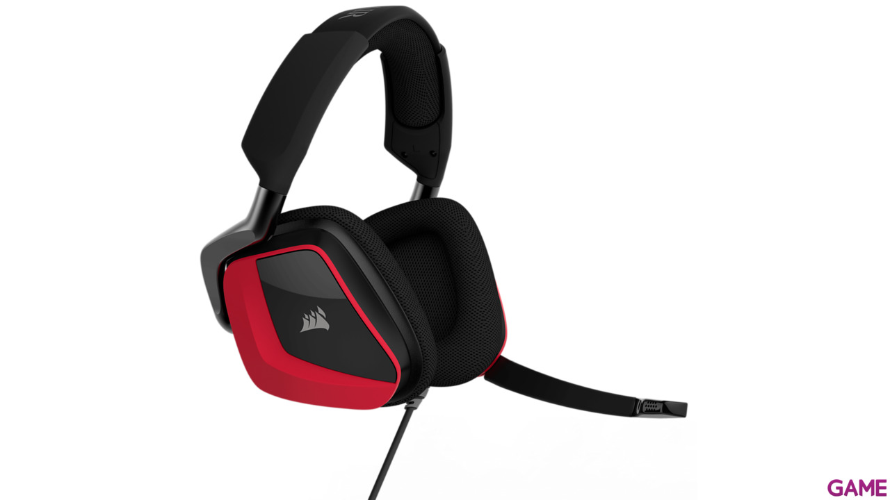 CORSAIR Void Pro Surround Dolby 7.1 Rojo PC-PS4-PS5-XBOX-SWITCH-MOVIL - Auriculares Gaming-6