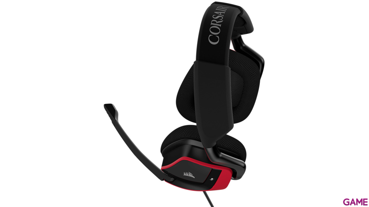 CORSAIR Void Pro Surround Dolby 7.1 Rojo PC-PS4-PS5-XBOX-SWITCH-MOVIL - Auriculares Gaming-7