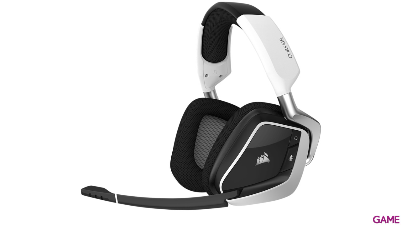 CORSAIR Void Pro RGB Wireless Dolby 7.1 Blanco PC - Auriculares Gaming Inalámbricos-3