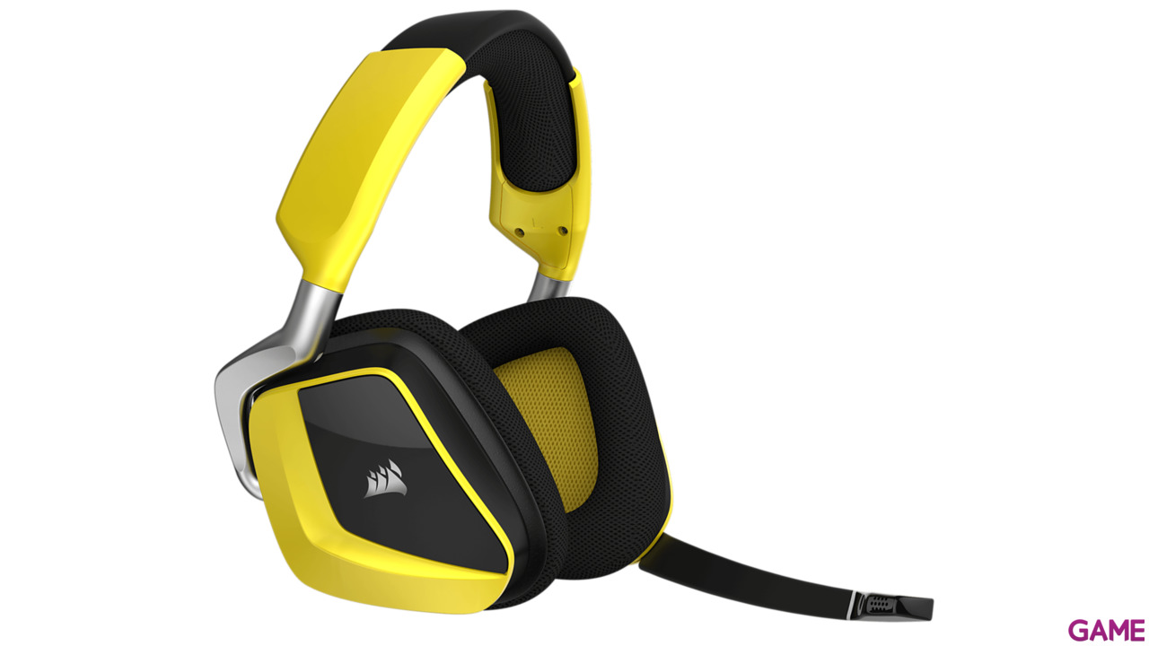 CORSAIR Void Pro RGB Wireless Special Edition Dolby 7.1 Negro-Amarillo PC - Auriculares Gaming Inalámbricos-6
