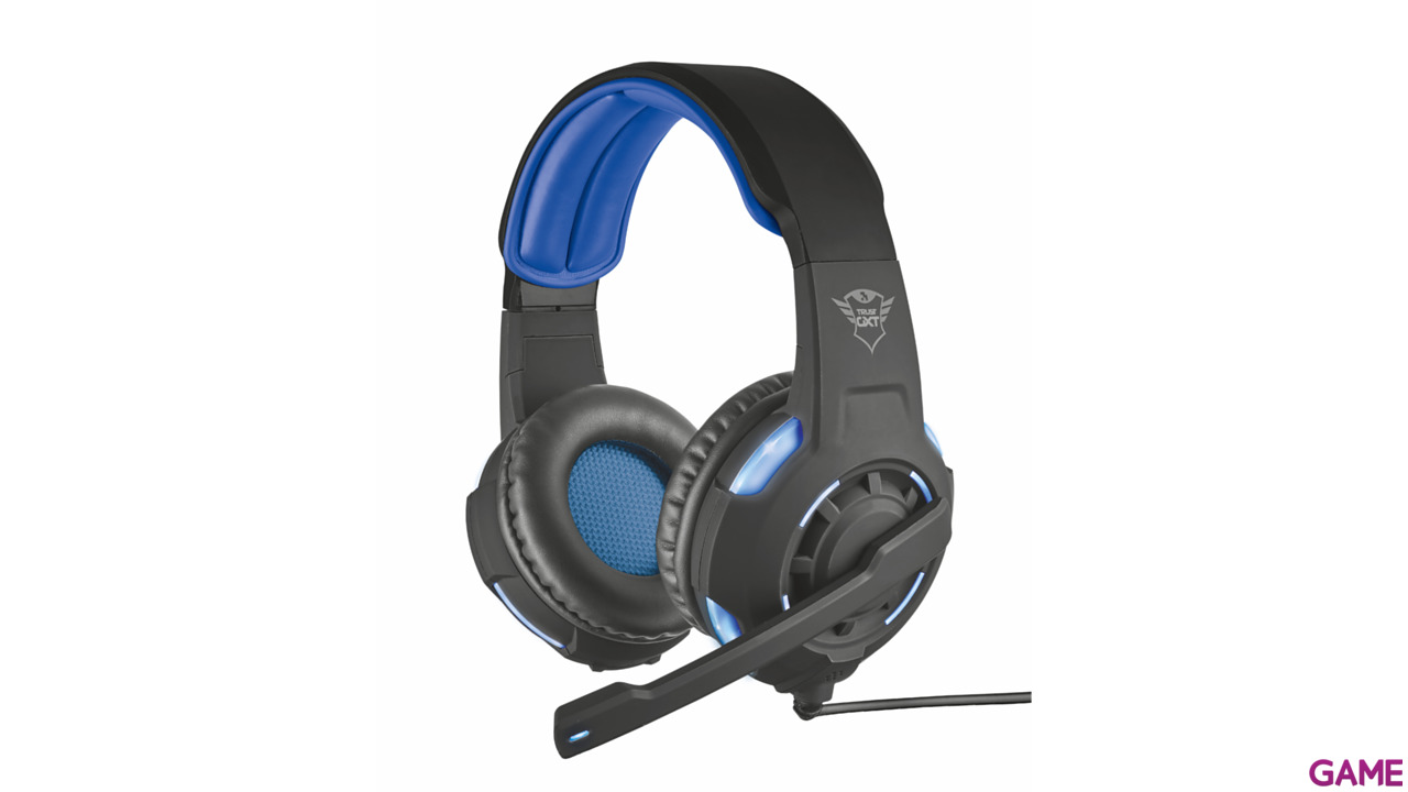 Trust GXT 350 Radius 7.1 USB LED Azul PC-PS4-PS5 - Auriculares Gaming-0